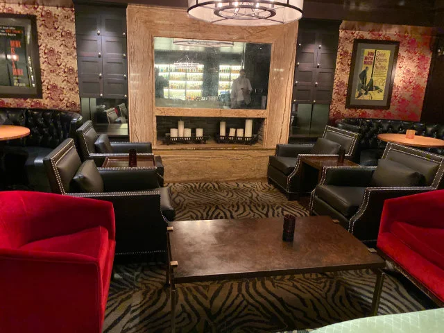 updated high-end pub furniture after reupholstery