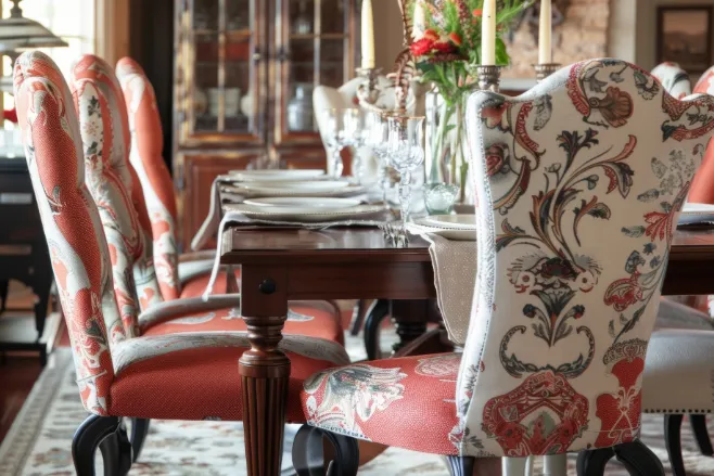 upholstered dining room chairs