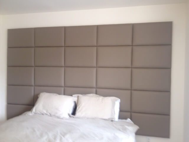installing custom upholstered headboard panels for headboard