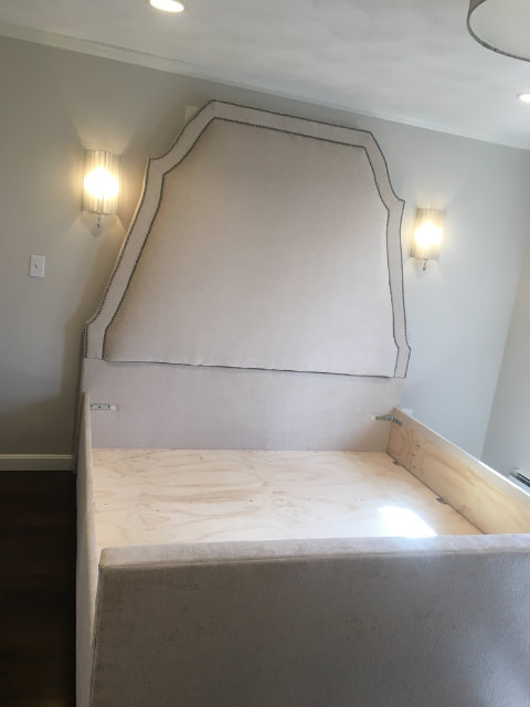custom upholstered bed