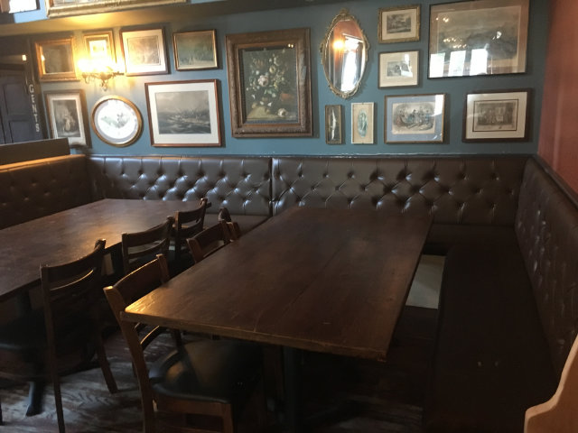 Port Tavern upholstered benches