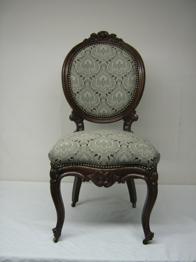 Reupholstered Dining Room Chair Reupholstered Dining Room Chair