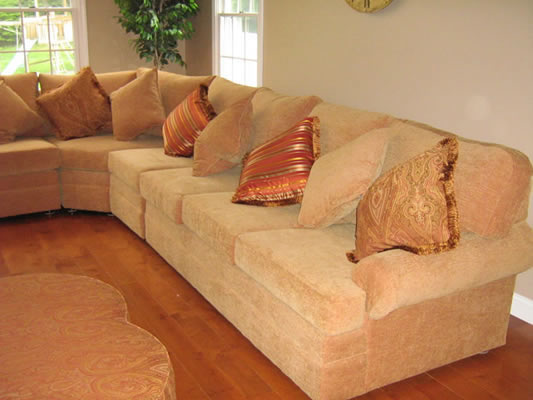 Custom Upholstereed Sectional Sofa
